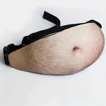 Lustige Bierbauch-Gürteltasche, Innovative Verstellbare Multifunktionale Sporttasche mit Großer Kapazität