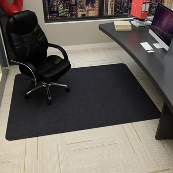 90 x 120 cm Bürostuhl-Matte, rutschfester Teppich, Bodenschutz für Gaming, Drehstühle, Schreibtisch, Teppich