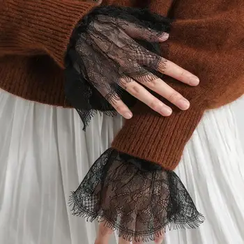Elegante, abnehmbare Hochzeitsmanschetten für Damen, Braut-Handgelenksmanschetten