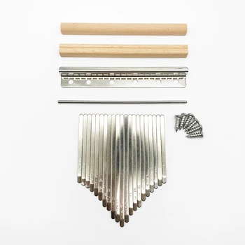 8 17 21-Tasten Kalimba-Zubehör Tasten Zinken Daumen Klavierbrücke Ersatzteile Selbstgemachte Musikinstrumente