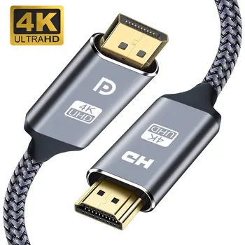 DisplayPort auf HDMI Kabel 4K 30 Hz, Video und Audio, in mehreren Längen