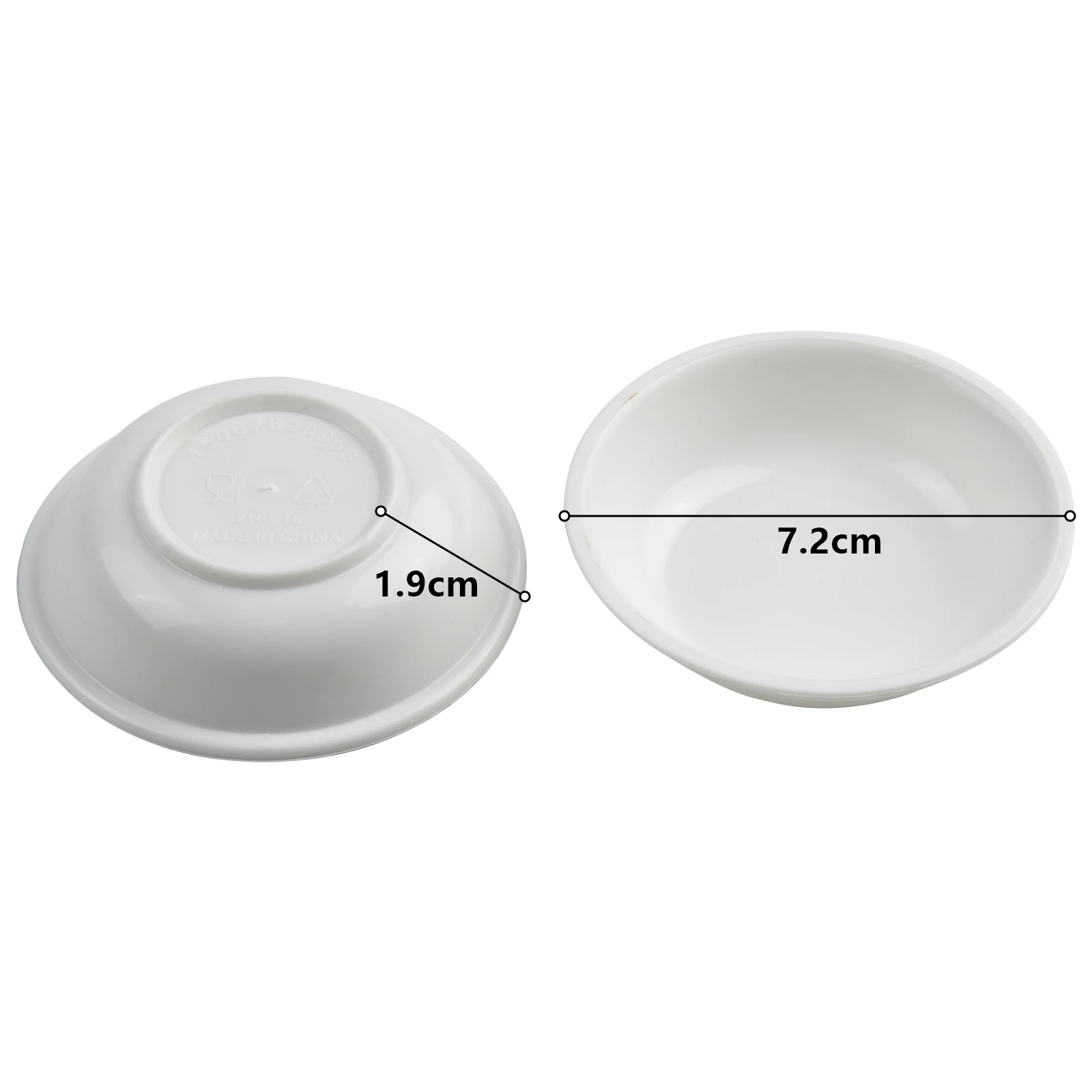 40 Stück Eintauchen Sojasauce Tasse Plastiks chale tragbare – Bild 5