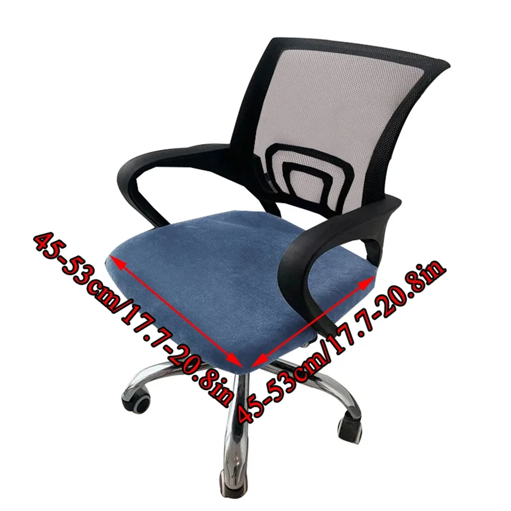 1PC Stretch Samt Büro Stuhl Abdeckung Computer Rotierenden – Bild 3