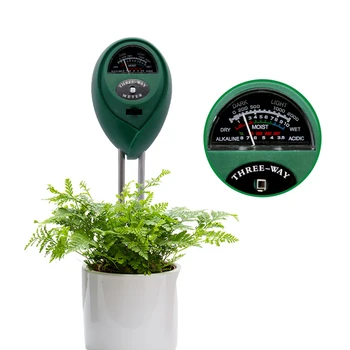 Garten PH Meter Sonnenlicht 3in1 Boden PH Tester Garten Blumen Boden Feuchtigkeit Sensor Pflanzen Säure