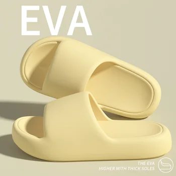 Weiche EVA-Cloud-Hausschuhe für Damen in Bonbonfarben, Plateau-Slipper für Zuhause, Sommer 2026 Rutschfeste