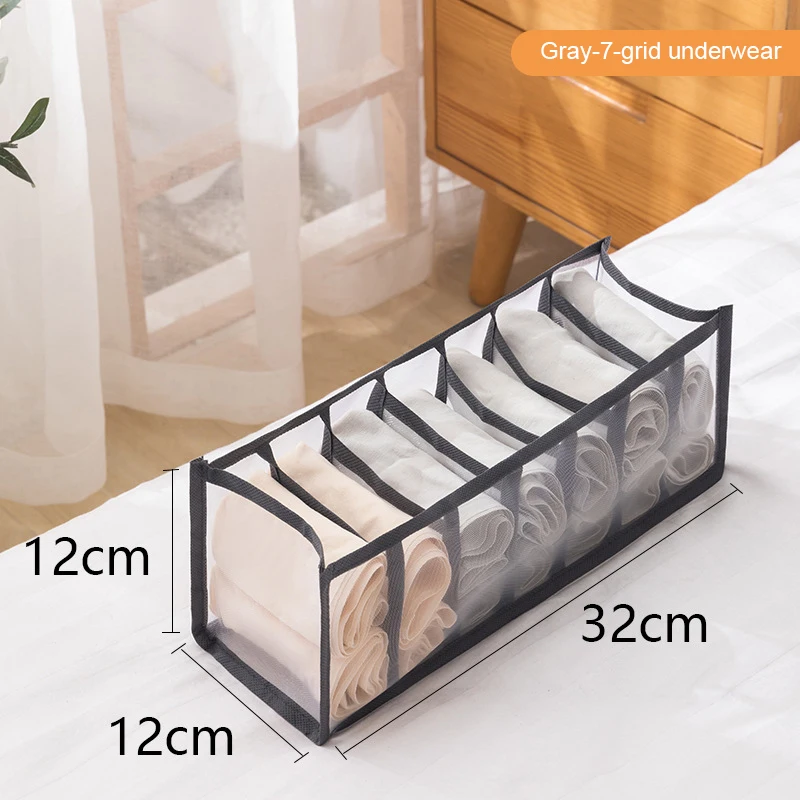 1pc Unterwäsche Schublade Organizer Lagerung Box Faltbare – Bild 2