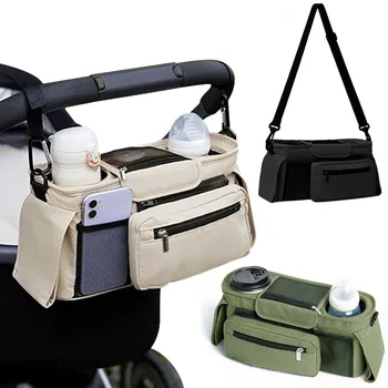 Baby Kinderwagen Lagerung Große Kapazität Reise Hängen Tasche Mummy Tasche Telefon Flasche Halter Kinderwagen