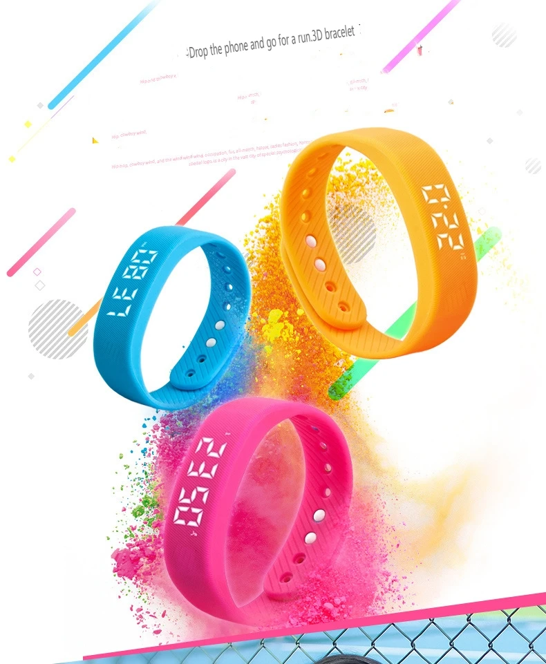 Smart Armband LED Digital Wasserdicht Smart Clock Smartband – Bild 6