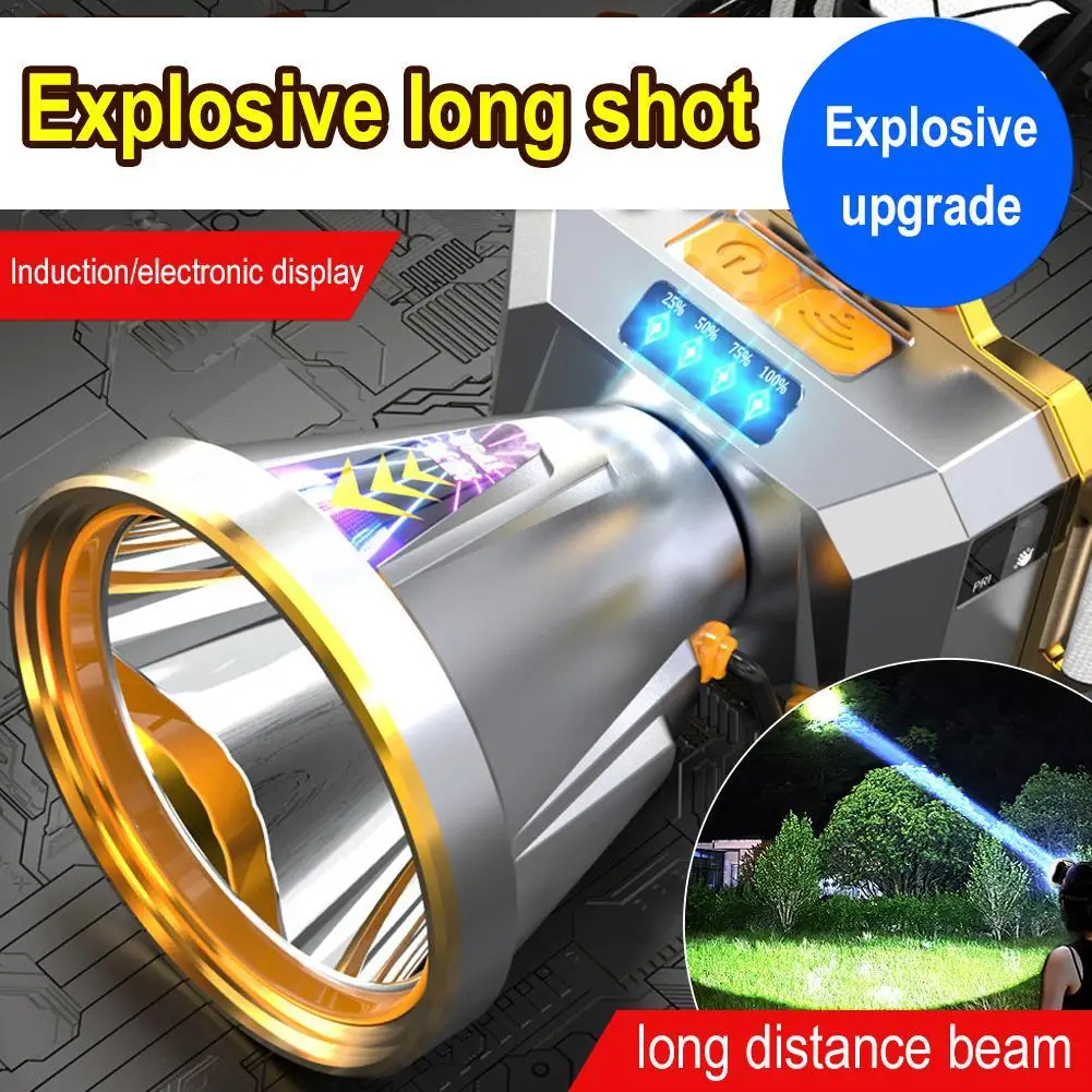 LED Scheinwerfer Taschenlampe Lichtquelle wiederauf ladbare