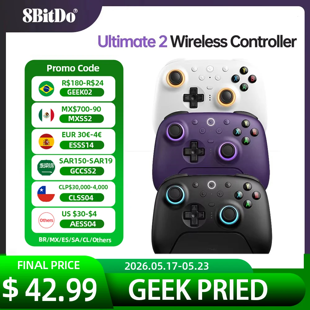 Kabelloser Gaming-Controller Ultimate 2 mit Ladestation, 2,4