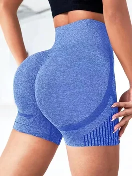 Frauen Yoga Shorts Hohe Taille Workout Shorts Fitness Yoga Lift Butt Fitness Damen Yoga Gym Running Short