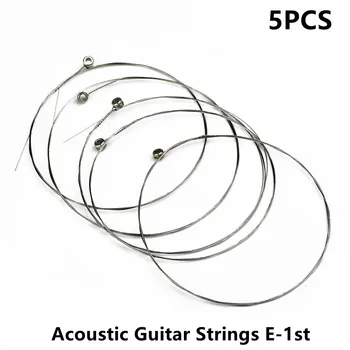 Einzel gitarren saiten Akustik gitarren oben 1. e Normal stahl messgeräte 012 Ersatz Musik (5 Stück)