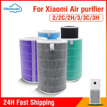 Luftfilter für Xiaomi Luftreiniger Mi 1 2 2S 2C 2H 3 3C 3H Luftreiniger H13 Carbon HEPA-Filter Anti Bakterien
