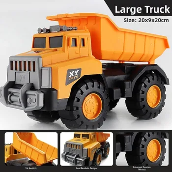 Technische Kunststoff-Transportfahrzeuge in 4 Ausführungen, Sturzsichere Traktoren, Bagger, Bulldozer