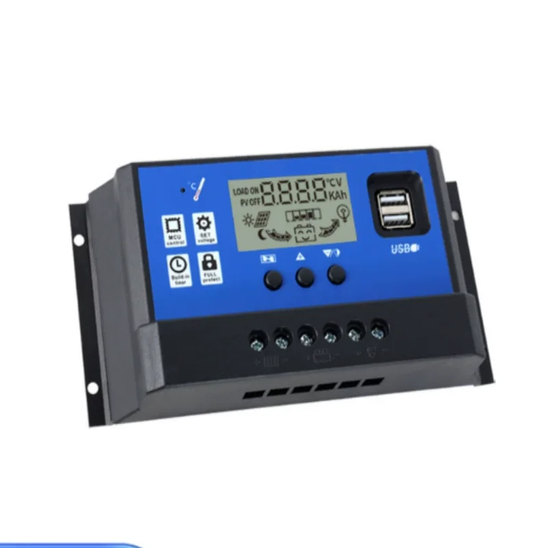 12V/24V 10A 30A PWM Solar-Laderegler - Einstellbares – Bild 3