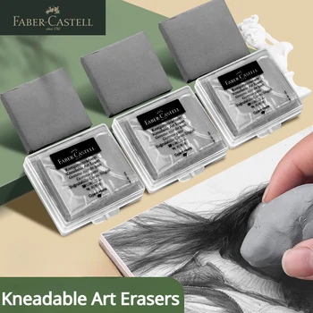 Faber-Castell Drawing Art geknetete Radiergummis zum Korrigieren, Aufhellen von Holzkohle-Bleistiften