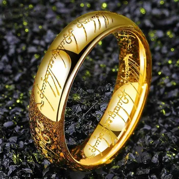 Edelstahl Lasergravur Exquisite Paare Eheringe, Männer und Frauen Mode Film Schmuck Geschenke