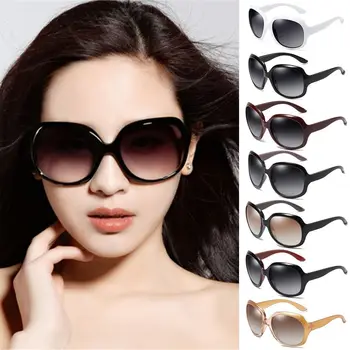 Sonnenbrille für Frauen Männer klassische Retro Vintage übergroße Brillen Mode Sonnenbrillen Unisex runde fmme