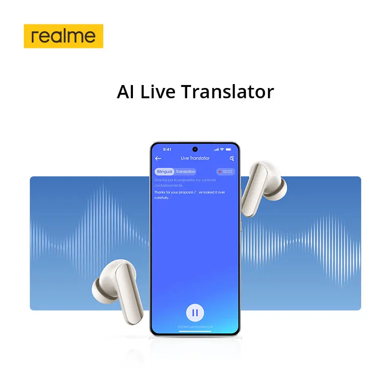 realme Buds Air7 Pro TWS Kopfhörer Russische Version 53dB – Bild 6