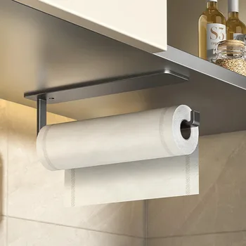 Selbstklebender Küchenpapierhalter ohne Bohren für Servietten, Taschentücher, Handtuch, Toilettenpapierhalter