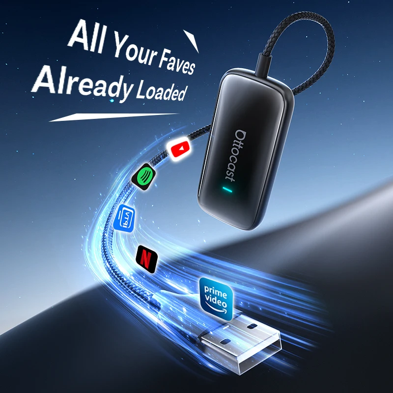 Ottocast Play2Video Ultra Mini Dot WiFi6 AI Box Carplay – Bild 6