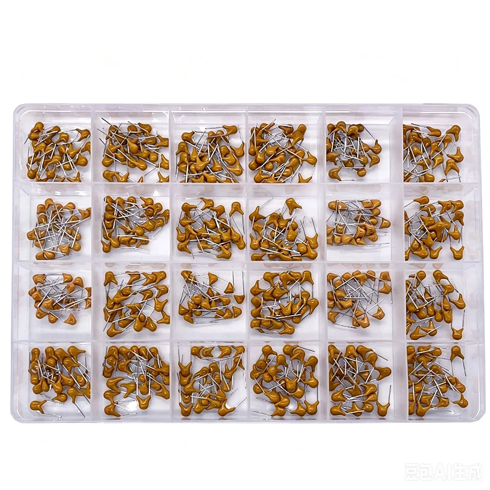 480-teiliges Keramik-Kondensator-Sortiment-Set für Gitarren – Bild 2
