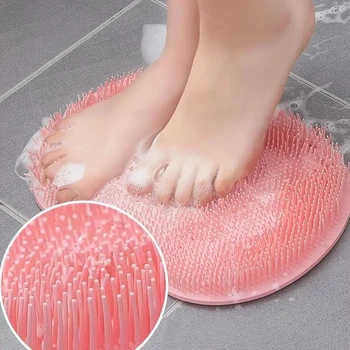 Peeling-Fußbürste und Rückenschrubber, rutschfester Saugnapf - Tiefenreinigungs- und Peeling-Werkzeug