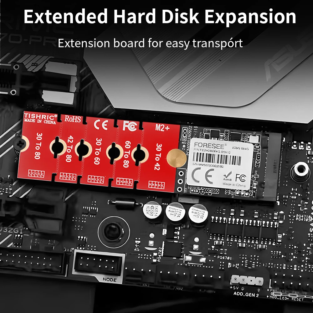 TISHRIC M.2 SSD-Verlängerungsadapter M2 Solid-State-Laufwerk – Bild 5