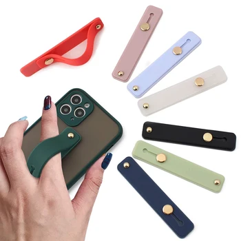 Handgelenk Band Hand Band Finger Grip Handy Halter Stehen Push Pull Universal Einfarbig Telefon Buchse Halter