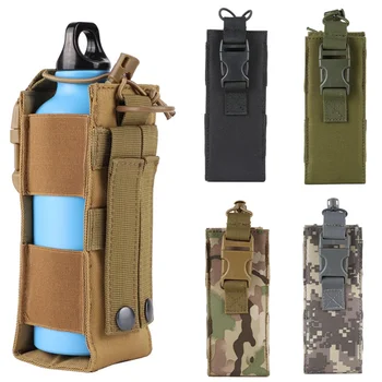Molle Wasserflasche Holster Tasche Outdoor Sport Reiten Camping Wandern Jagd Reisen Kantine Wasserkocher