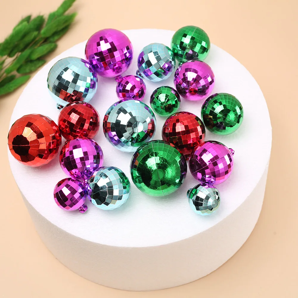 12 Stück Silber Disco Ball Kuchen Topper 1970er Jahre Disco – Bild 3