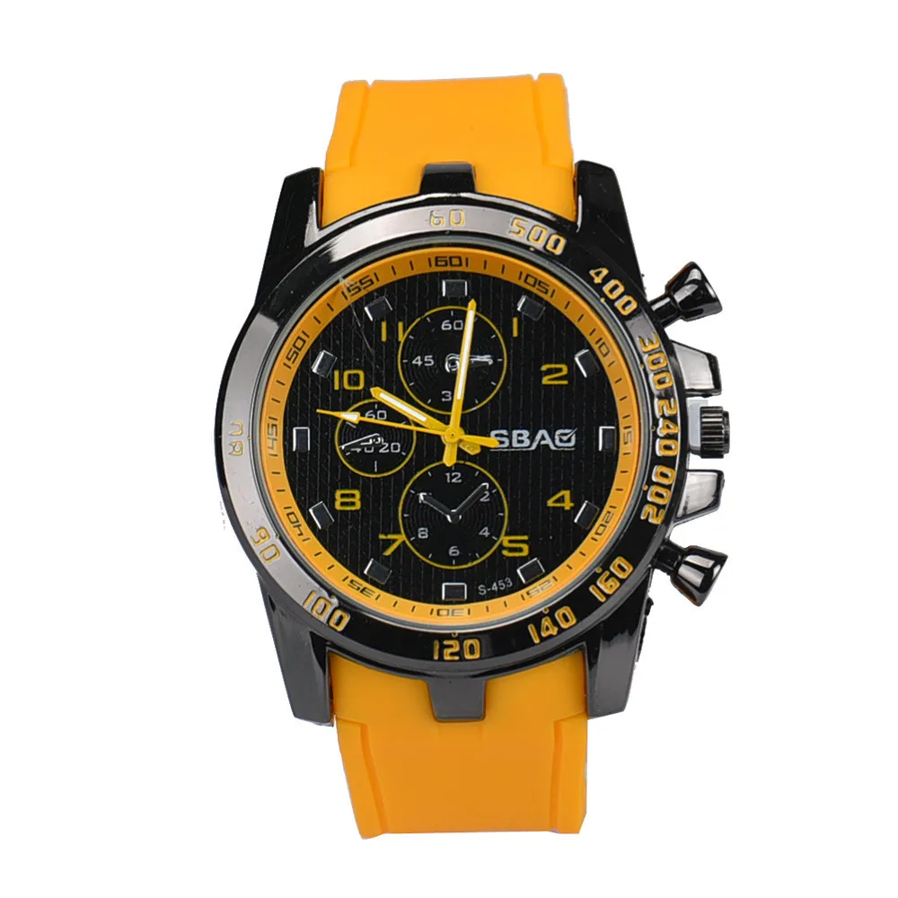 Top Luxus Marke Quarzuhr Männer Silikon Armband Militär Uhren – Bild 2