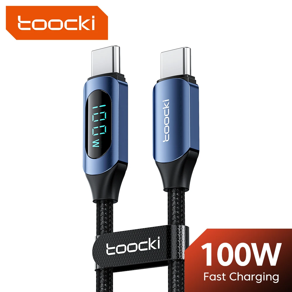 USB-C auf USB-C Kabel 100 W mit Wattanzeige