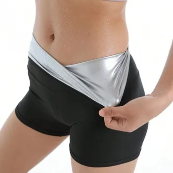 Frauen Sauna Schweiß Hosen Thermo Fett Kontrolle Legging Body Shaper Fitness Stretch Steuer Höschen Taille