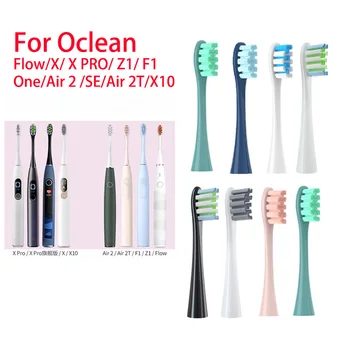 Oclean Flow/X/ X PRO/ Z1/ F1/ One/ Air 2/SE Bürstenköpfe Weiche DuPont Sonic Zahnbürste Vakuumborsten 7 Stück