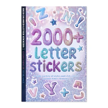 2000+ Stück Alphabet-Aufkleber für Journaling, lustige und farbenfrohe Bastel-Buchstabenaufkleber für Junk