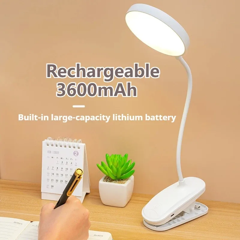 LED-Tischlampe, USB wiederaufladbar, Nachtlicht mit – Bild 2