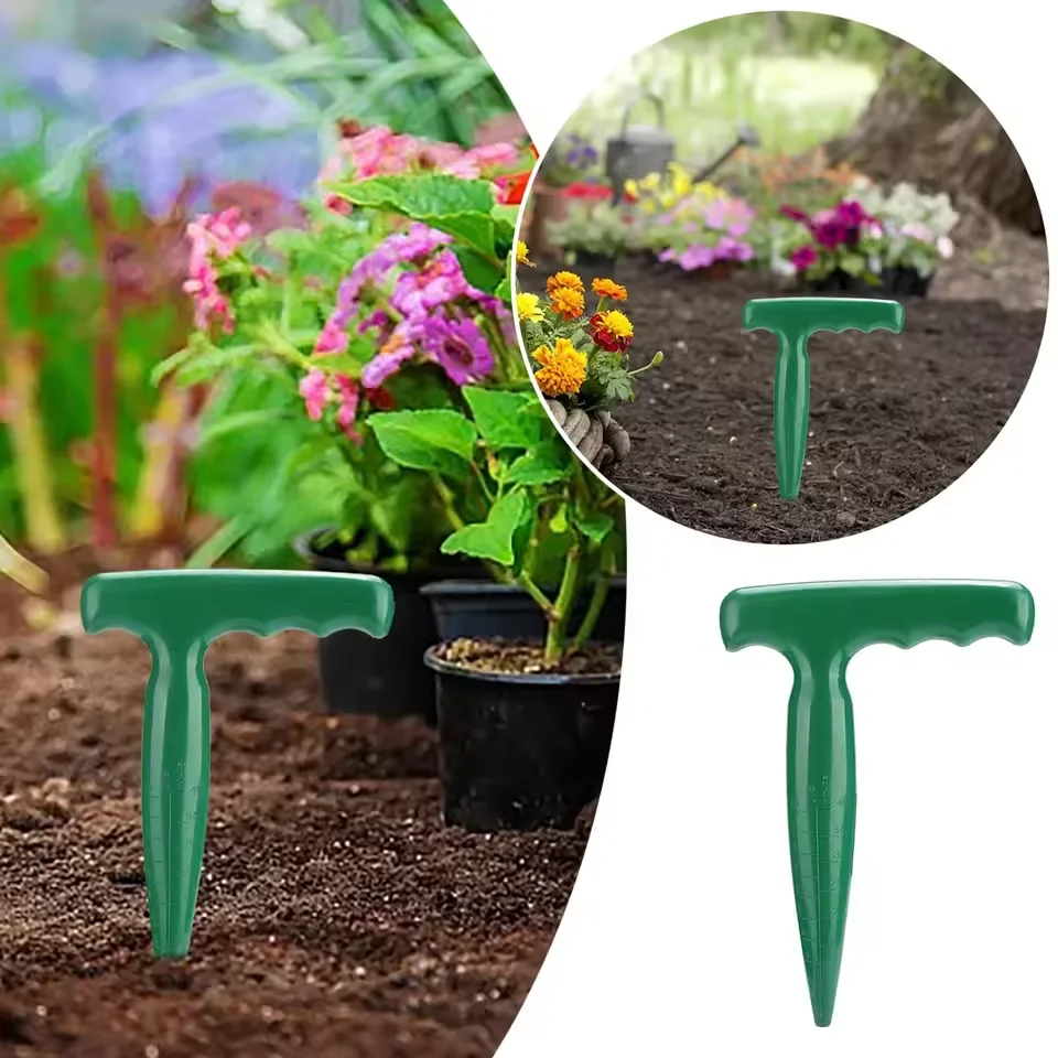 1pc Handheld Garten Loch Puncher Klare Skala Pflanzung – Bild 2