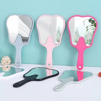 Zahn förmige Hands piegel niedlichen Schmink spiegel langlebige hoch auflösende Zahns piegel Geschenke