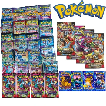 Pokémon-Karten 9+1 pro Packung TCG Mega Evolution Phantasmal Flames Booster-Box Sammelkartenspiel-Set Englisch
