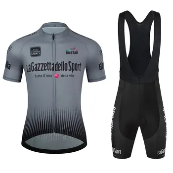 Tour Of Italy Fahrradbekleidung Radtrikot Set Sommer Rennrad Kurzarm Fahrradbekleidung Herren MTB Trikot Set