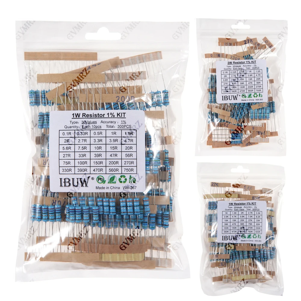 1/4W 1/2W 1W 2W 3W Widerstands-Set 1% – Bild 5