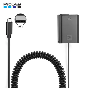 AC-PW20 USB-C Adapter NP-FW50 Dummy-Akku für Sony Alpha ZV-E10 A6000 A6100 A6300 A6400 A6500 A5000 A5100 A7