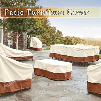 420D HEAVY DUTY Outdoor-Gartenmöbelbezug für Sofa, Tisch, Stuhl, Terrasse, wasserdicht, winddicht