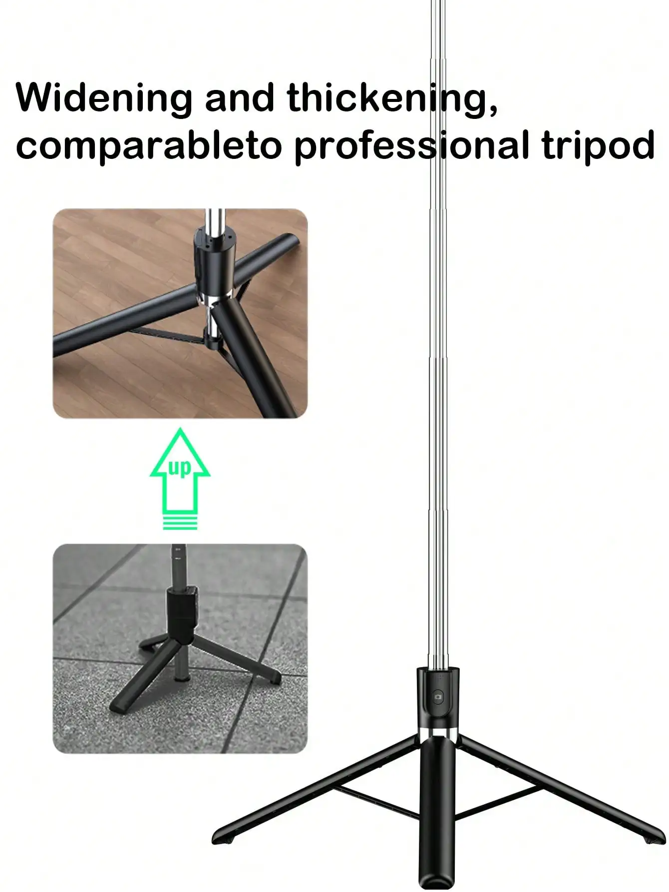 1700mm Selfie-Stick, kabelloser Selfie-Stick, Handy-Stativ – Bild 2