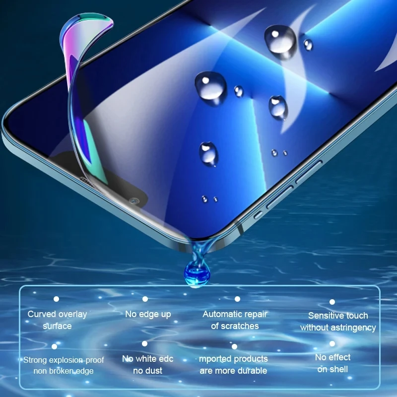3Pcs Weiche Hydrogel Film Für iPhone 16 15 14 13 12 11 Pro – Bild 6