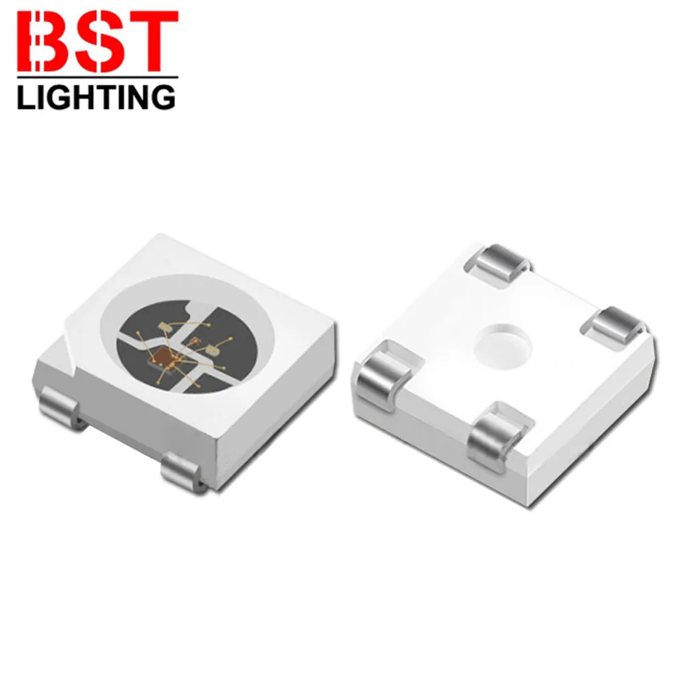 WS2812B RGB LED Chip 5050SMD 10-1000PCS Schwarz/Weiß PCB