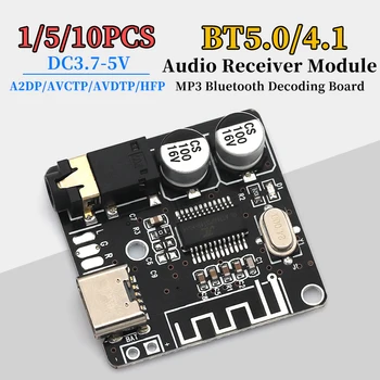 DIY BT Audio Receiver Board BT 4,1 / 5,0 MP3 Verlustfreie Decoder Board Wireless Stereo musik Modul DC3,7-5V