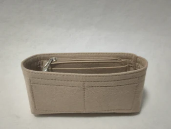 Homefish Filz-Einsatztasche Organizer-Tasche für Handtaschen und Geldbörsen, Organizer für Longchamp Mini