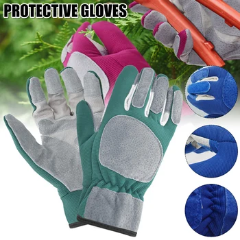 1 Paar Gartenhandschuhe, dornensichere Handschuhe mit langem Unterarmschutz, Stulpen zum Graben, Pflanzen